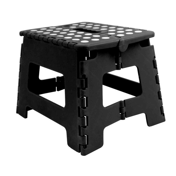 Home Basics Home Basics Small Plastic Folding Stool with Non-Slip Dots ZOR96100